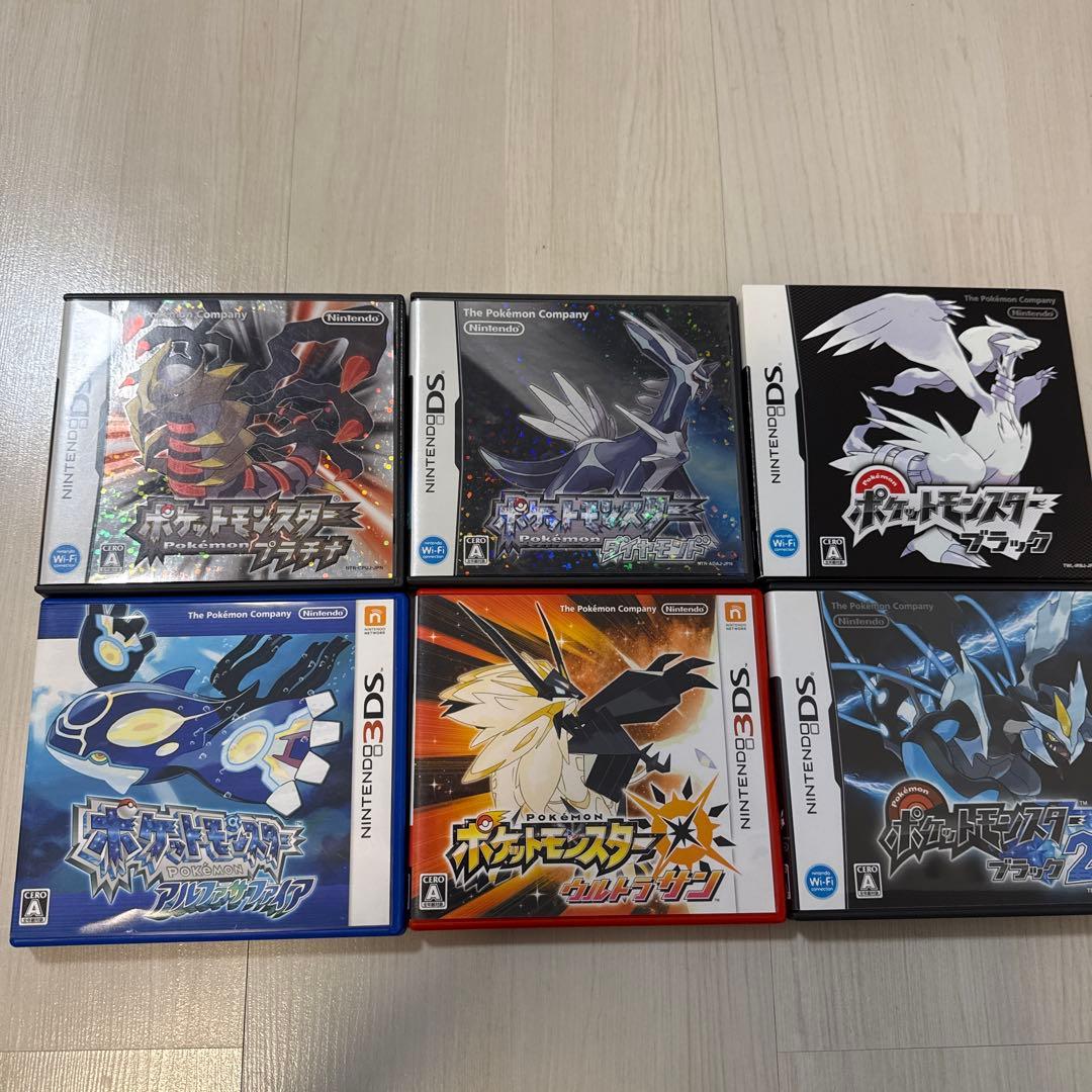 ポケットモンスター ソフト 6作品セット