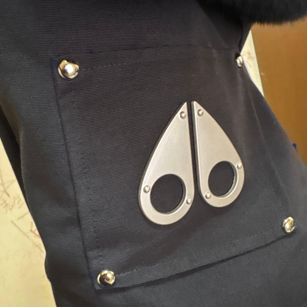 Moose Knuckles ブラックダウンジャケット　S