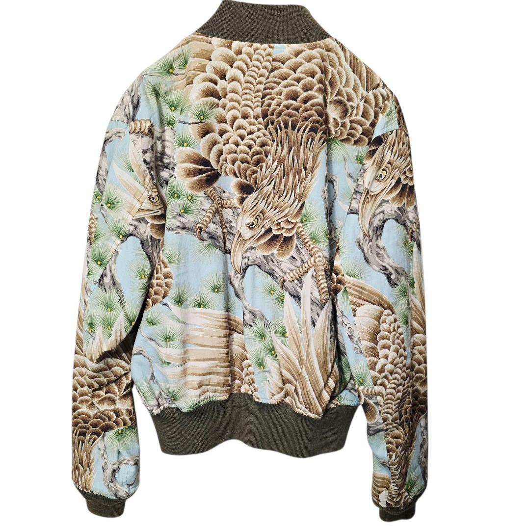 RRL ダブルアールエル リバーシブル MA-1 スカジャン 和柄 鷹