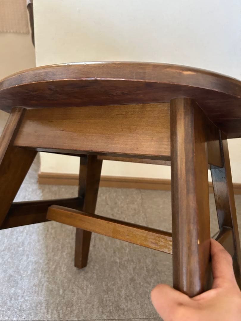 最高級の木製チェアー　テーブルとしても。一生物です。