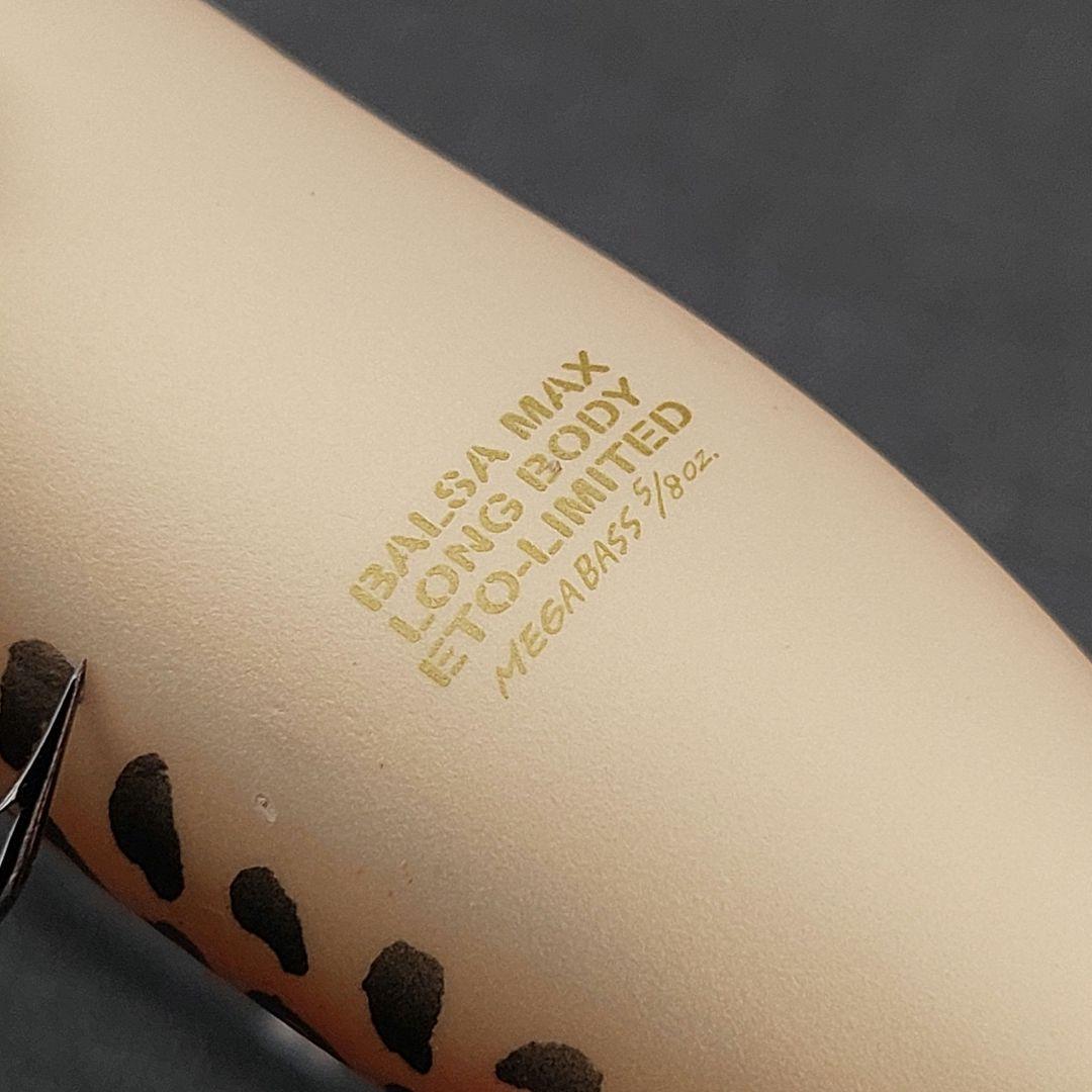 限定生産『バルサマックスロング90　ジャガー&ホワイトタイガー(メガバス)』