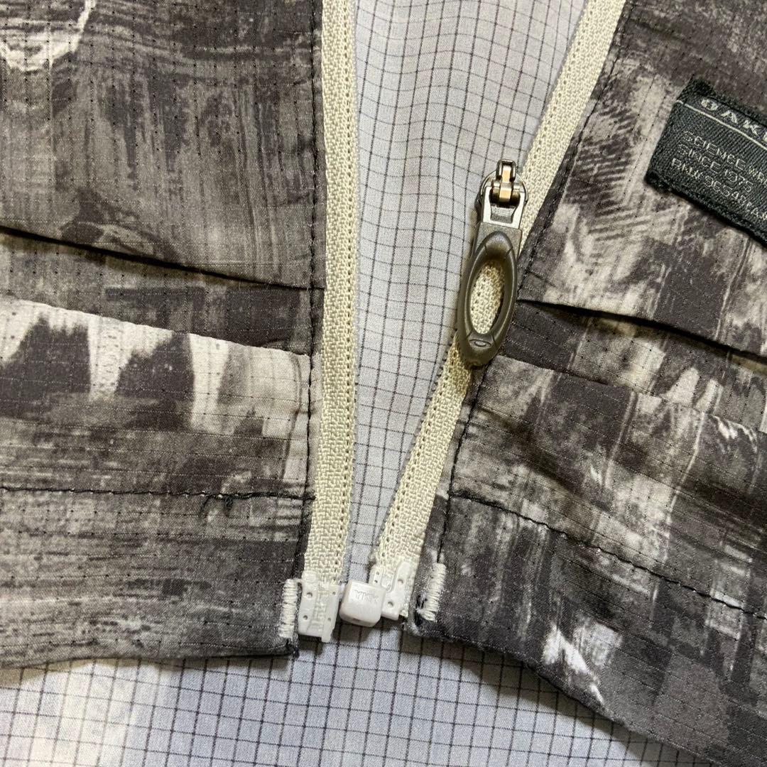 OAKLEY オークリー 412026JP フード付 ジップベスト M スカル柄