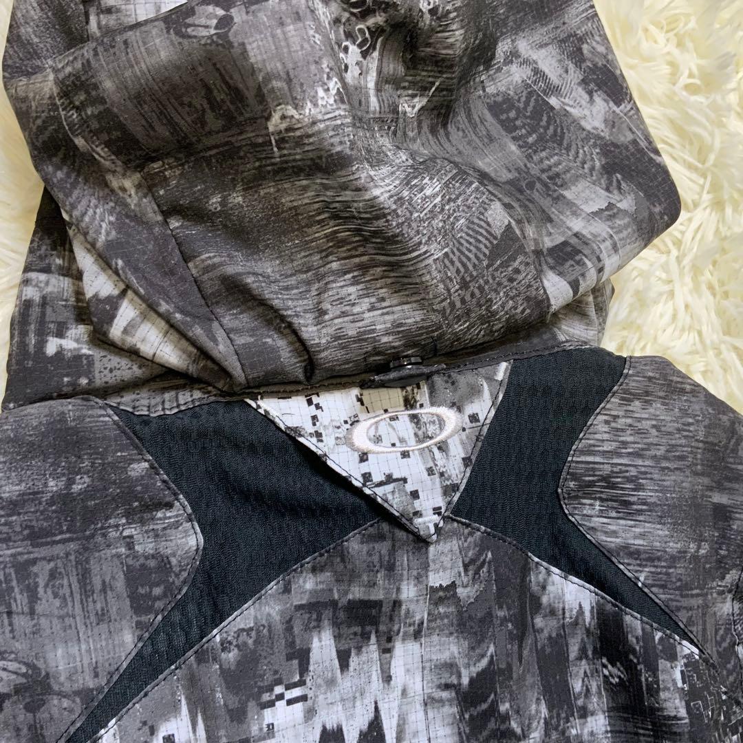 OAKLEY オークリー 412026JP フード付 ジップベスト M スカル柄