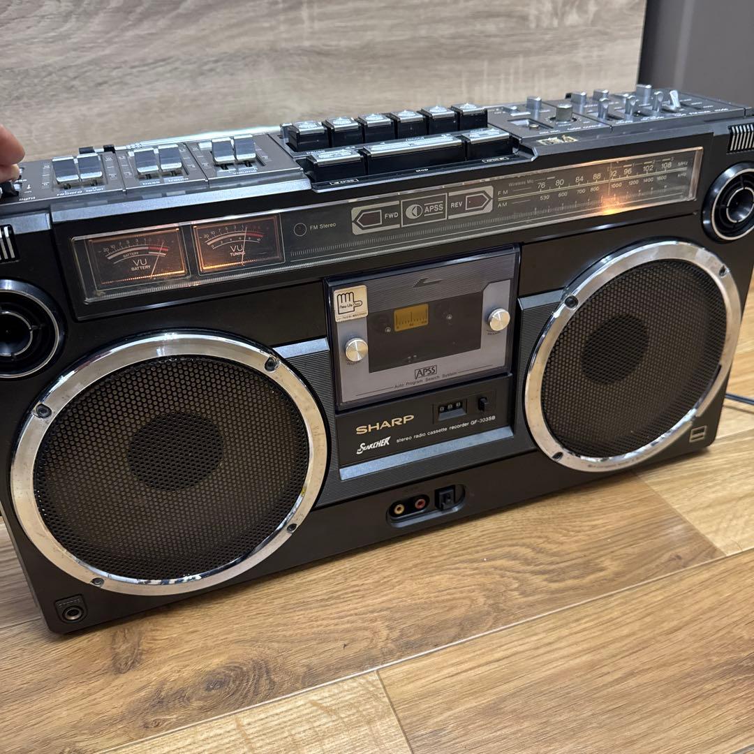 【希少】SHARP ステレオラジカセGF-303SB