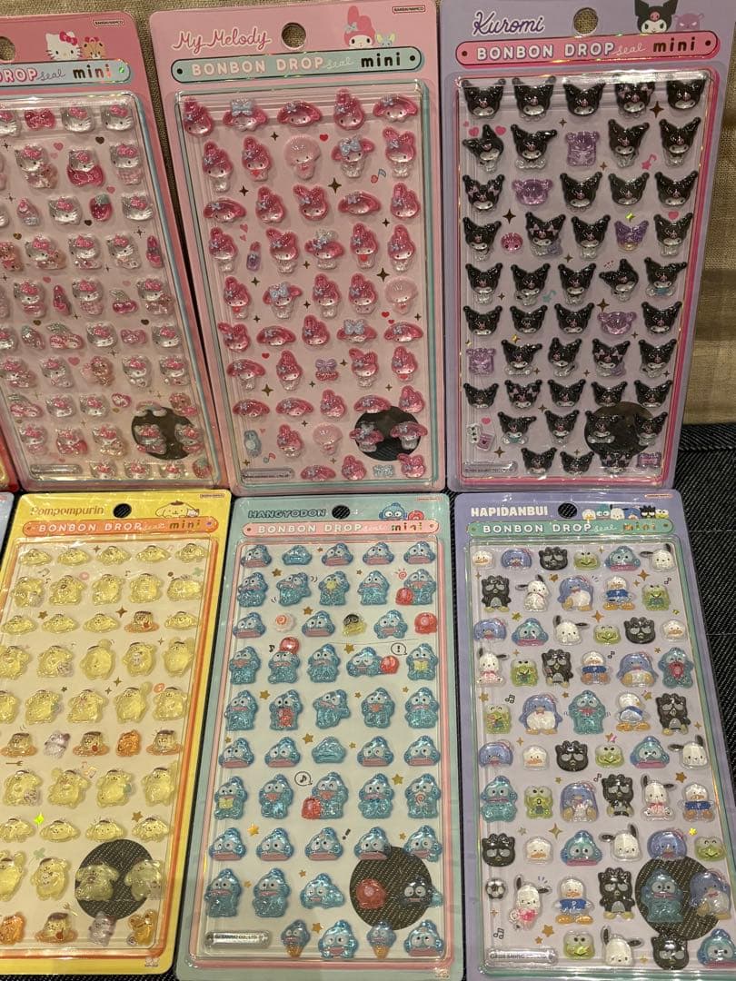 【国内正規品】サンリオ BONBON DROP mini シールセット 8シート