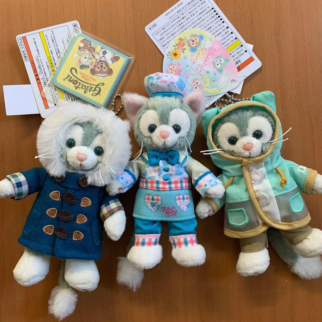 ジェラトーニ ぬいぐるみバッジ　ダッフルコート レイニーデイズ　バレンタイン