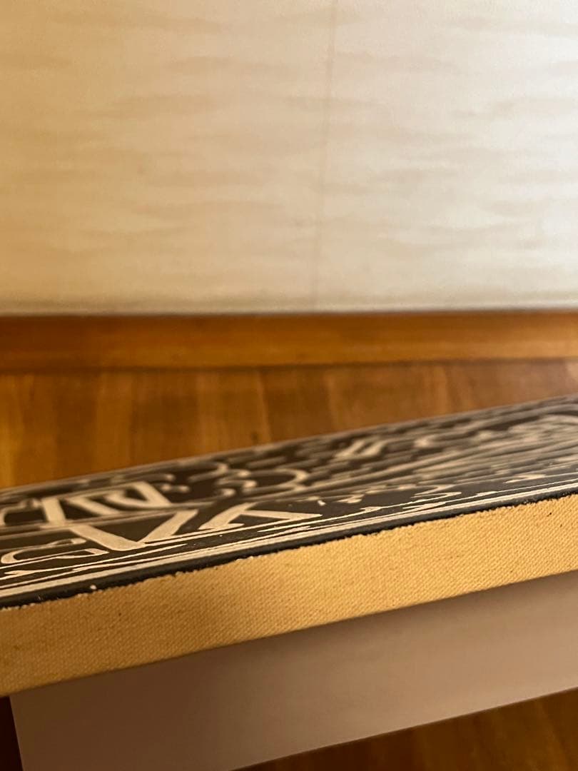 貴重　キース•ヘリング　大型肉筆油彩画