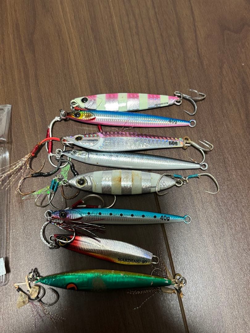 メタルジグ 9本セット　簡易ケース付き