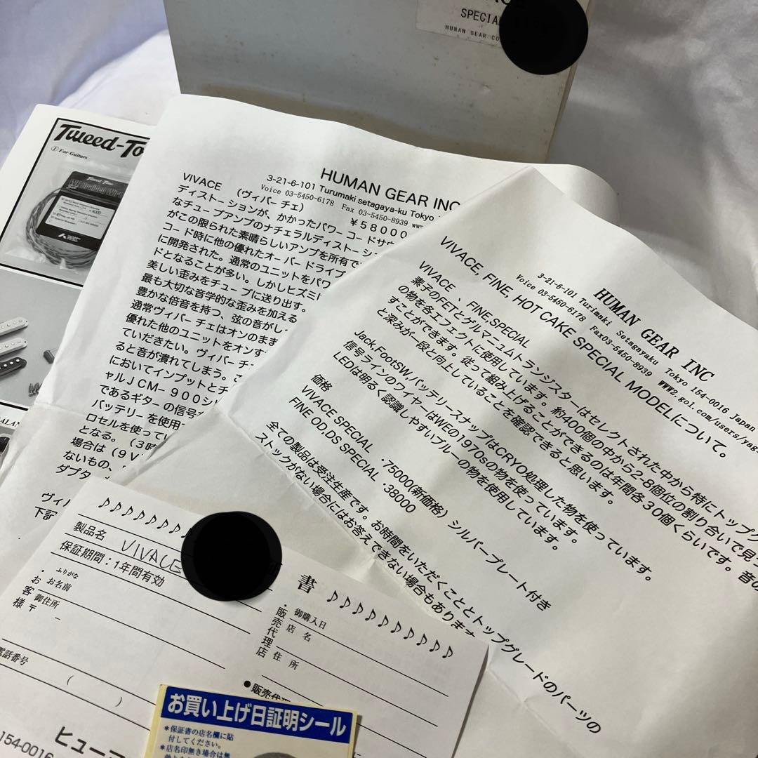 HUMAN GEAR VIVACE Special 箱・取説付属