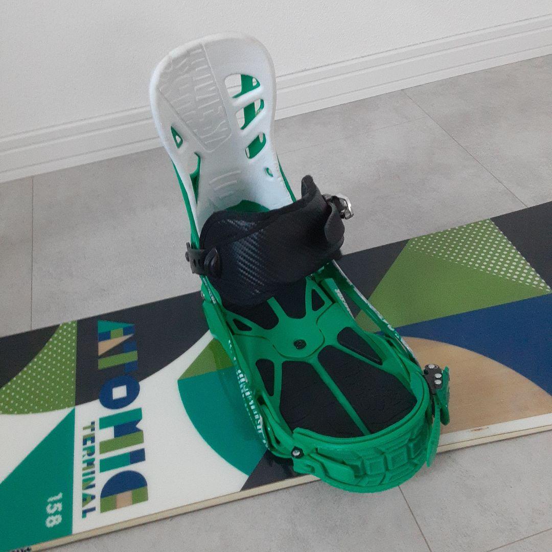 ATOMIC TERMINAL スノーボードセット158 ROMEビンディング付
