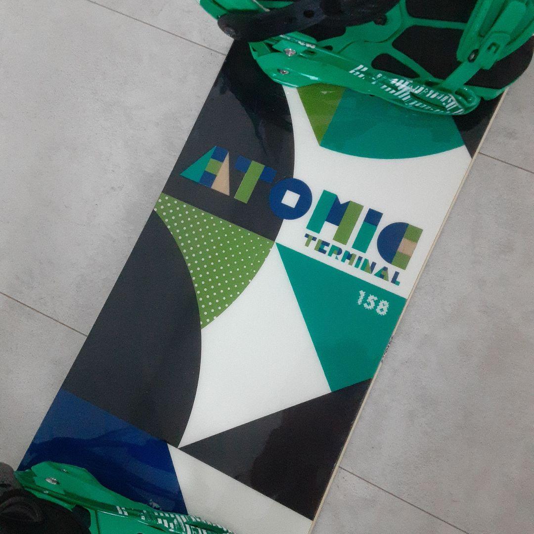 ATOMIC TERMINAL スノーボードセット158 ROMEビンディング付