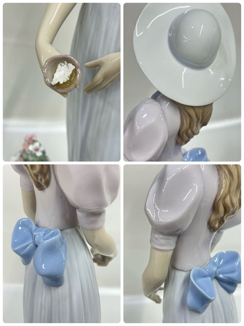 LLADRO リヤドロ　気品に満ちて　陶器人形　お花　置物　コレクション
