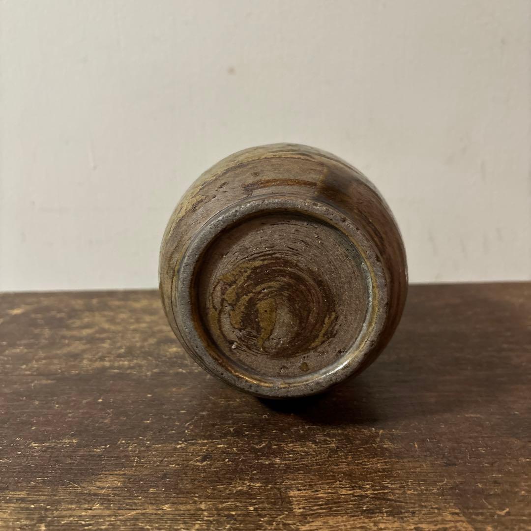 古い美濃　瀬戸徳利　江戸　明治　花入　酒器　アンティーク　古道具　花器　李朝