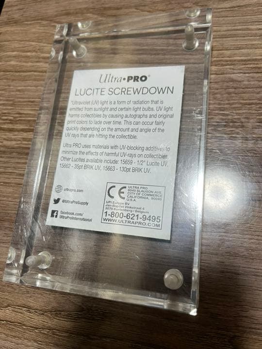 ルサイト UVカット スクリューダウン 1インチ ウルトラプロ 6セット