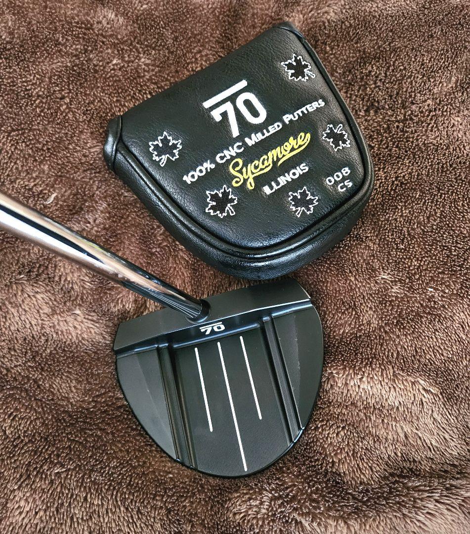 s*0様 美品　米国製　マレットパター　SUB70 シカモア　センターシャフト
