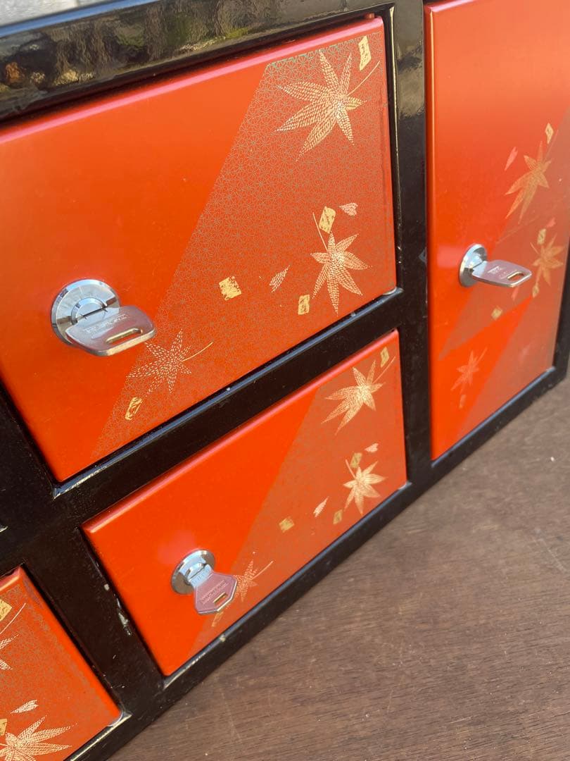 ビンテージ/スチール製/貴重品ロッカー/スチールロッカー/金庫/鍵付き/店舗什器