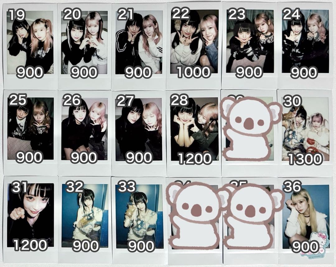 REIRIE 黒宮れい 金子理江 チェキ