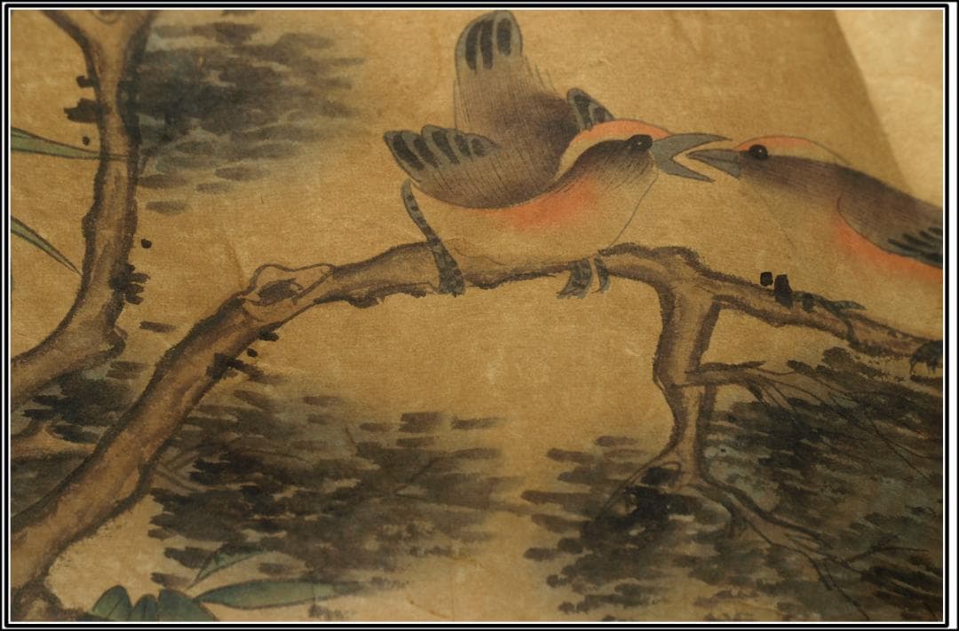 中国明時代の絵　激安骨董品　肉筆保証BD081A2-4