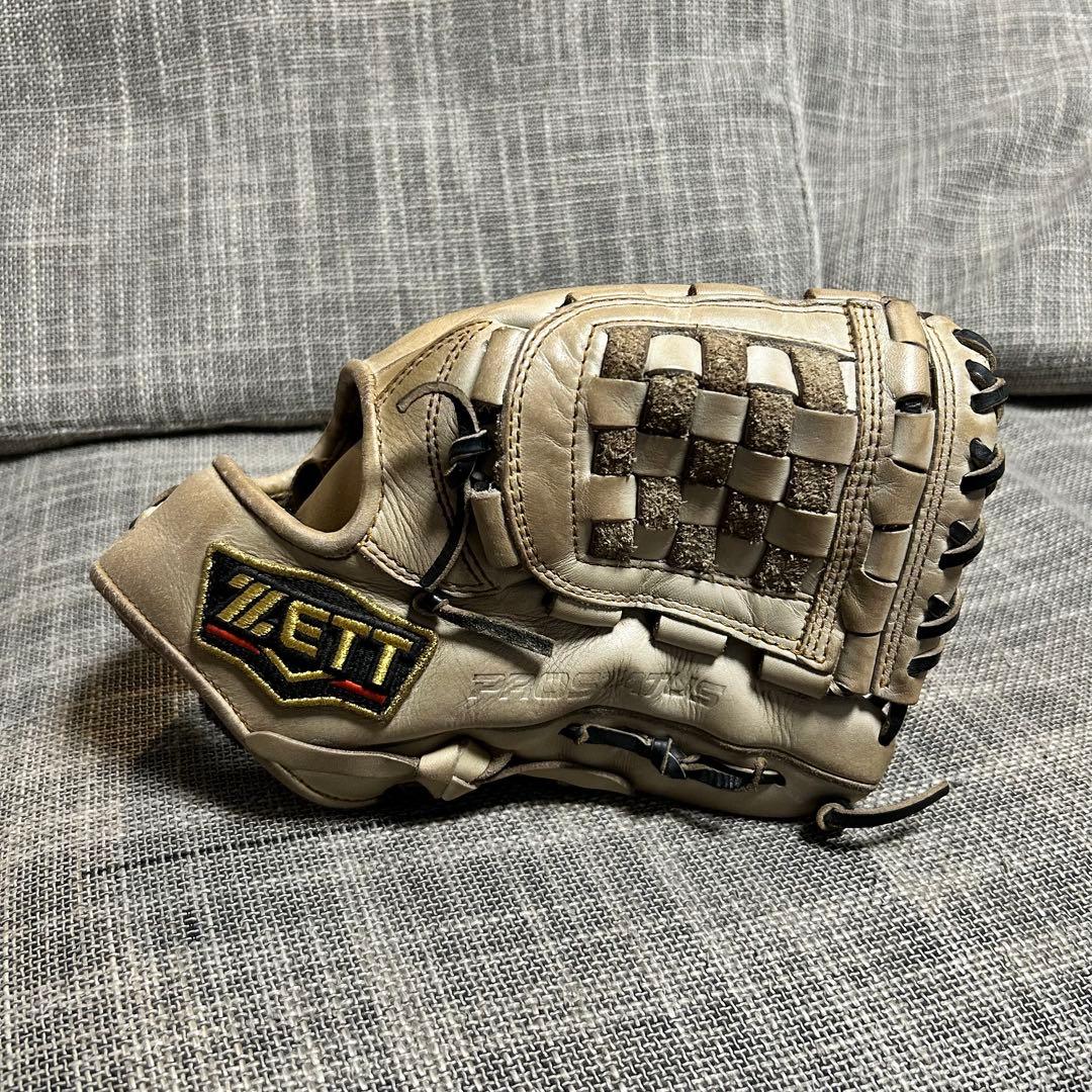 ZETT 軟式用グローブ ベージュ 源田モデル 内野用