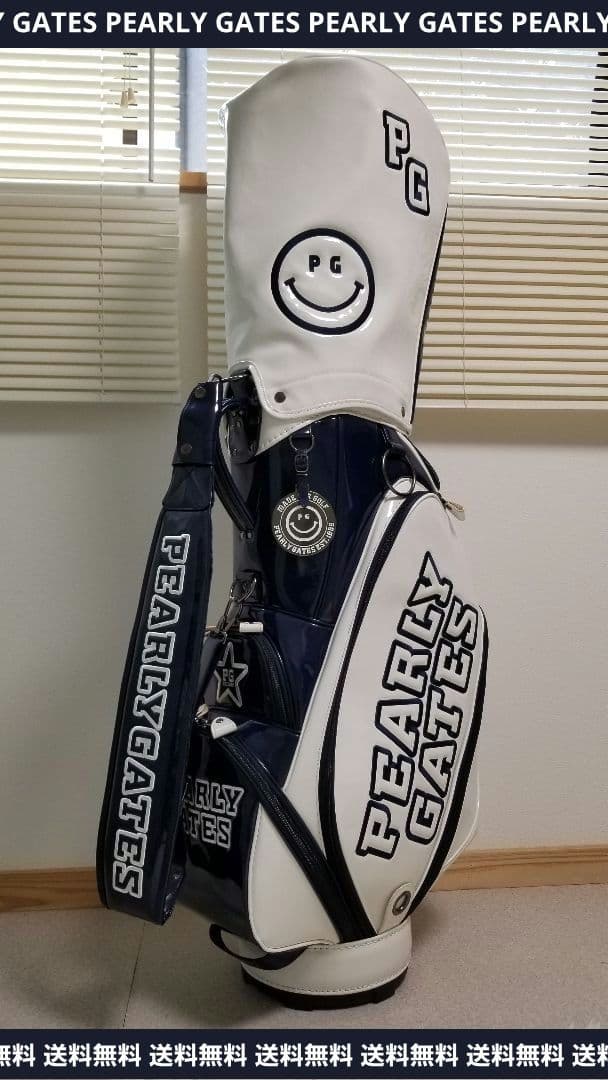 PEARLY GATES/パーリーゲイツ キャディバッグ ネイビー/ホワイト89