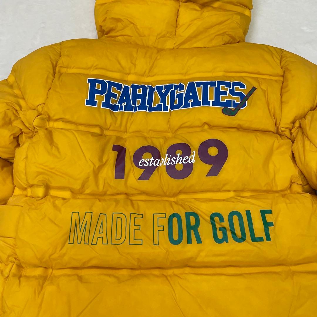 極美品　PEARLY GATES イエローダウンジャケット ダウンコート
