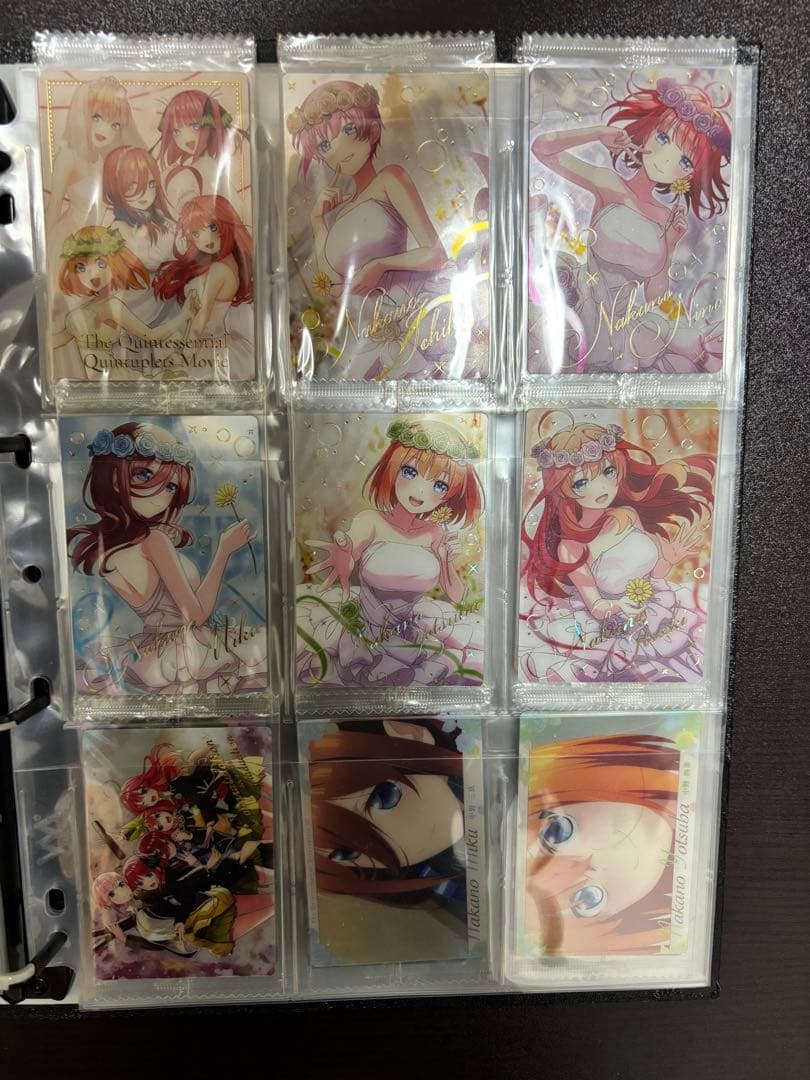 五等分の花嫁ウエハース　過去弾全てフルコンプリート品　未開封品
