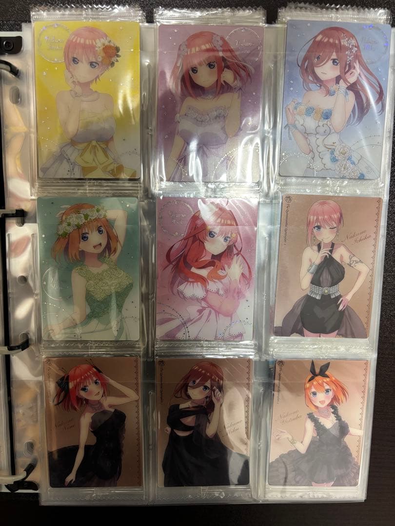 五等分の花嫁ウエハース　過去弾全てフルコンプリート品　未開封品