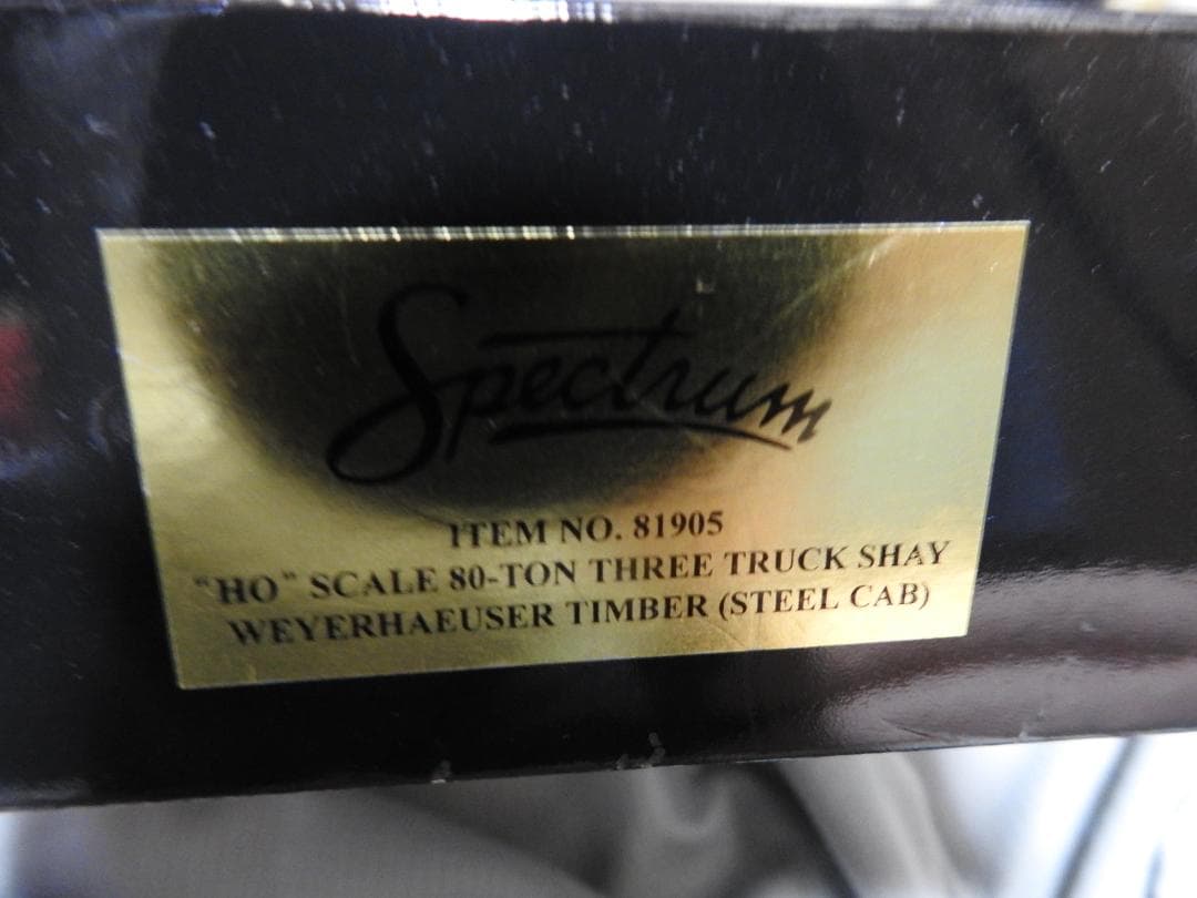 HOゲージ　80トン3トラック シェイ式蒸気機関車(バックマン)