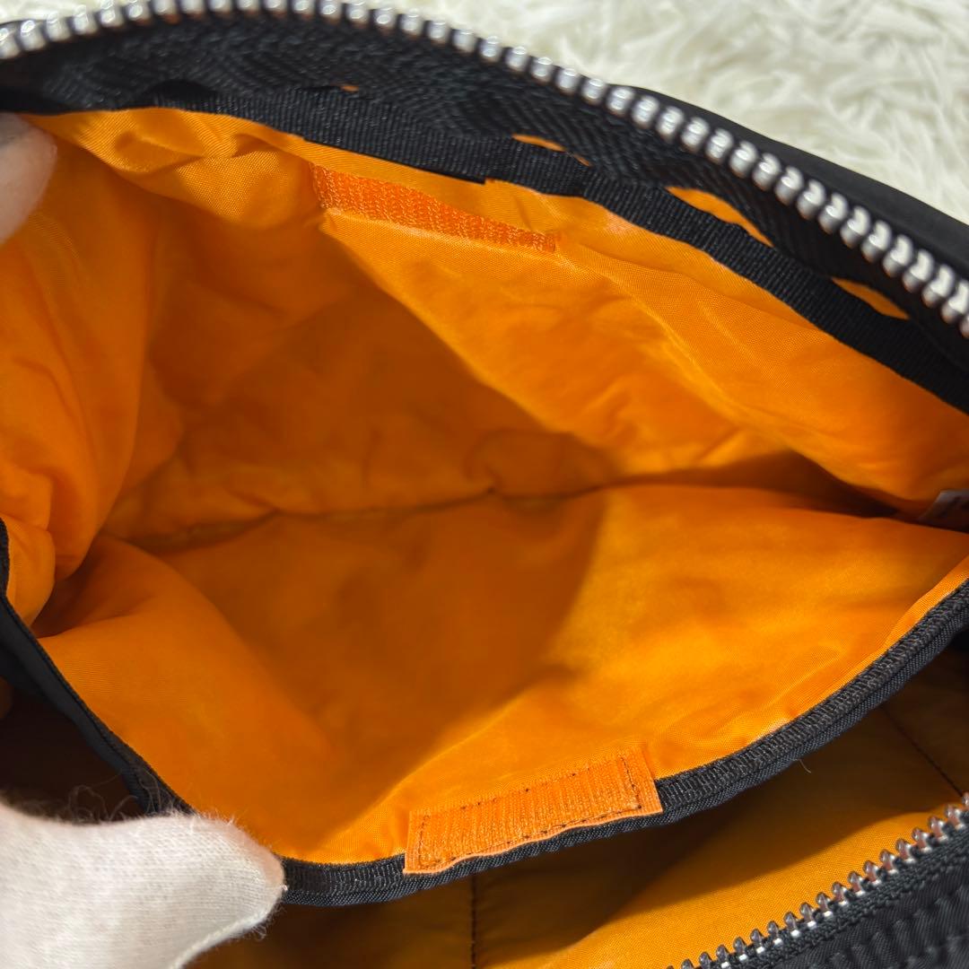 【美品】 PORTER ポーター タンカー ショルダーバッグ 2層 ブラック