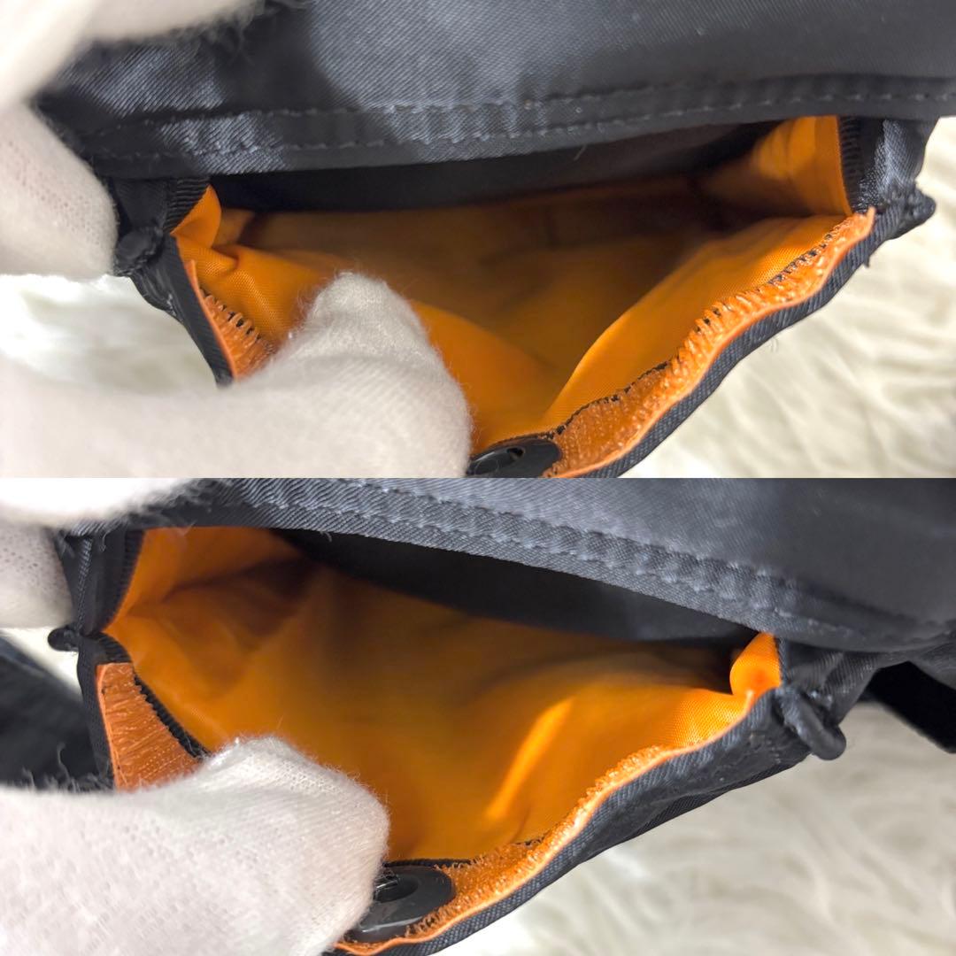 【美品】 PORTER ポーター タンカー ショルダーバッグ 2層 ブラック