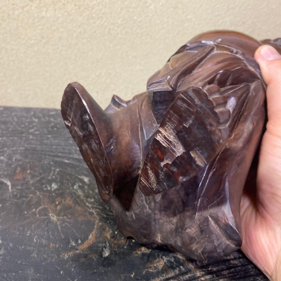 中国古玩　木彫布袋