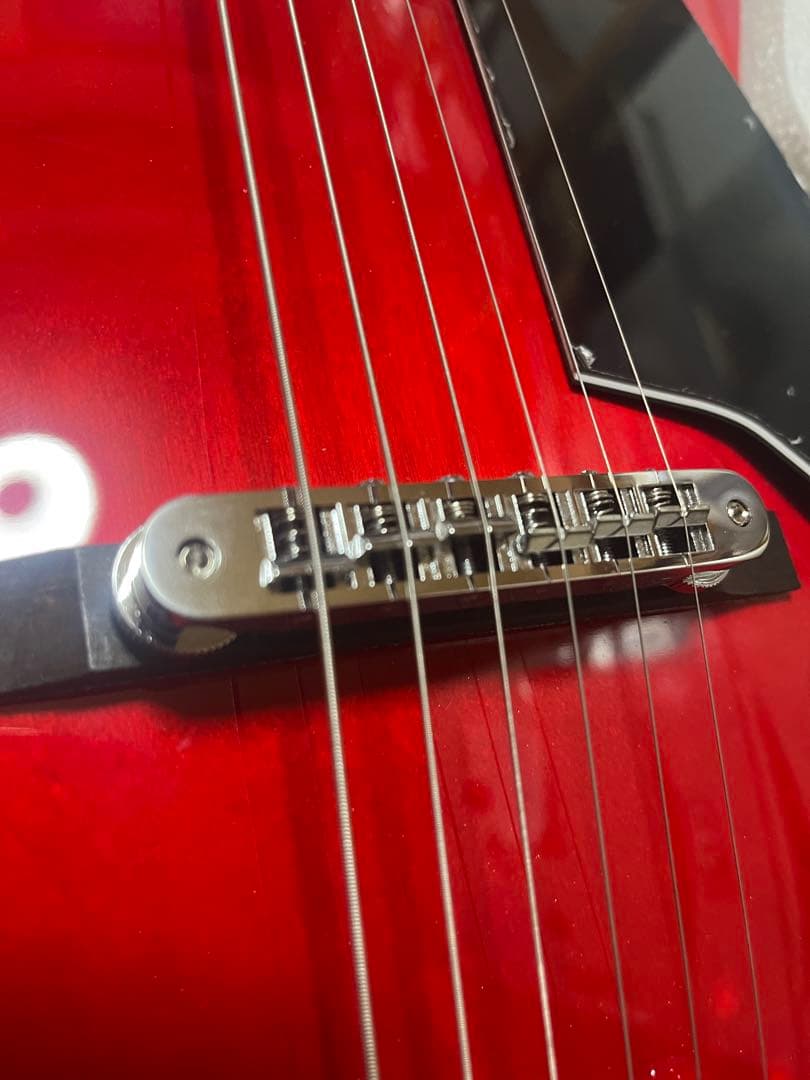 ギター GROTE Jazz Electric Guitar Semi(RED)