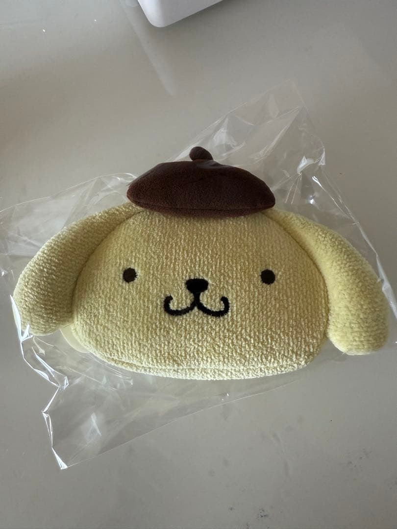 【新品未開封】ポムポムプリン 顔型ポーチ　ラブラリーバイフェイラー コラボ