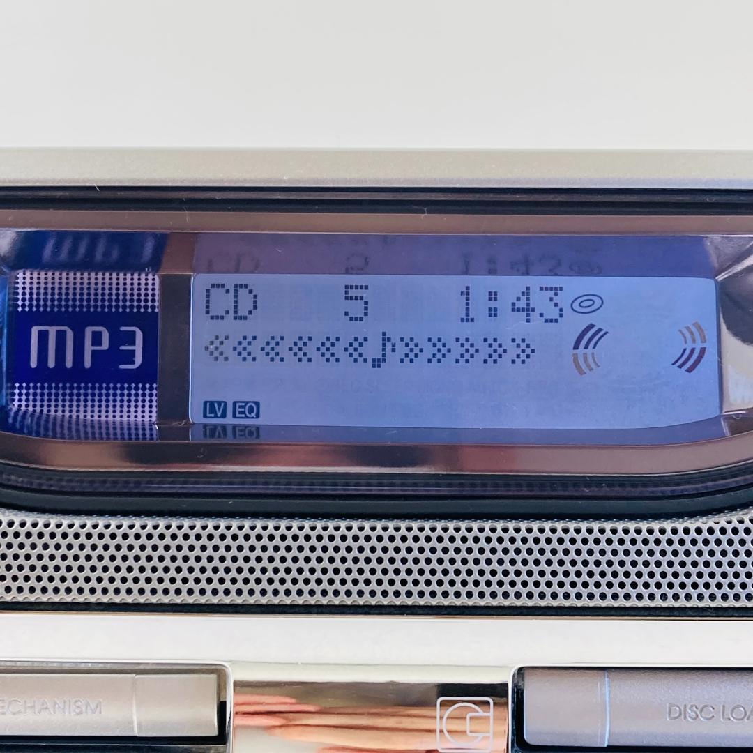 Panasonic RX-MDX80 CD MD カセットラジカセ シルバー