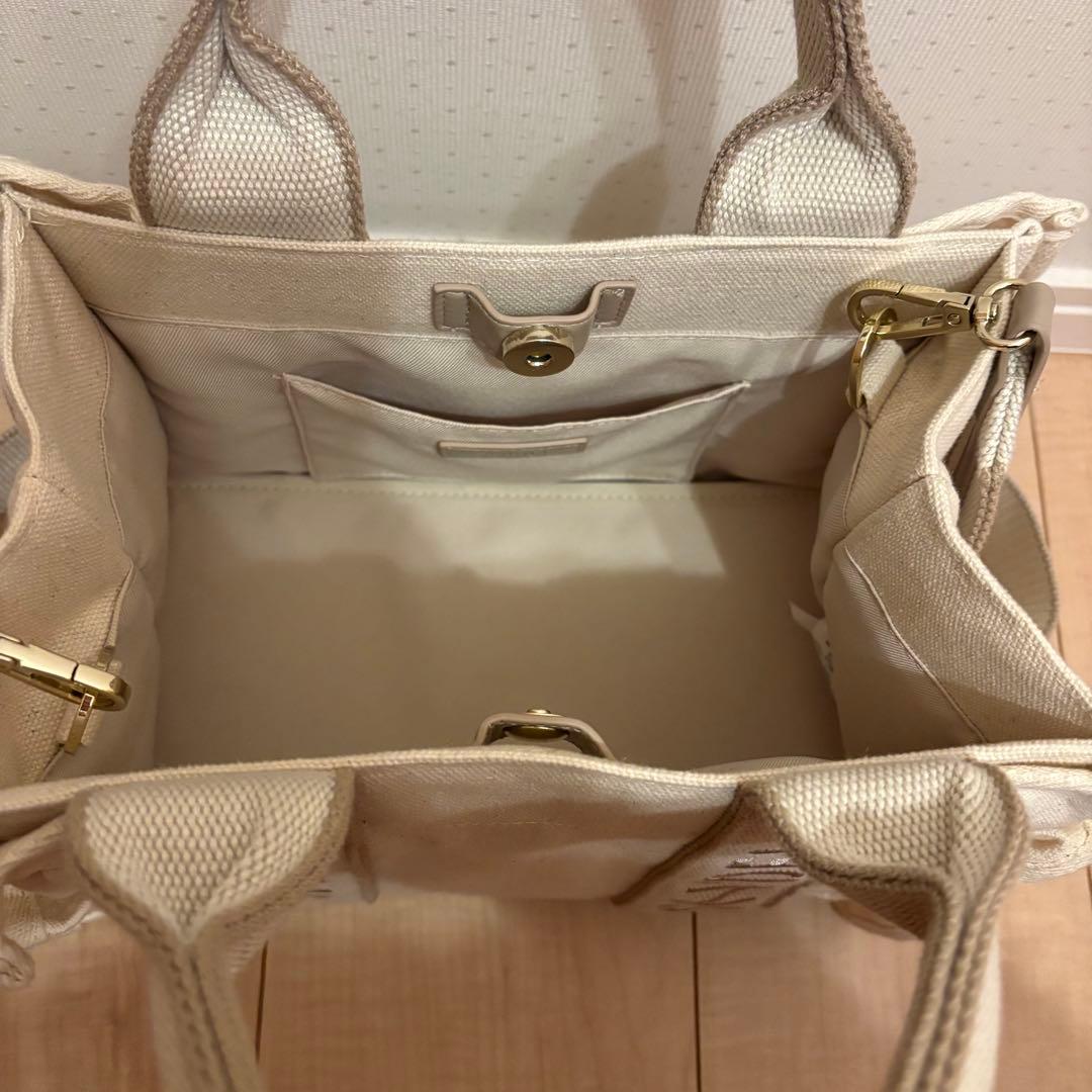 SNIDEL スナイデル フリルロゴバッグ