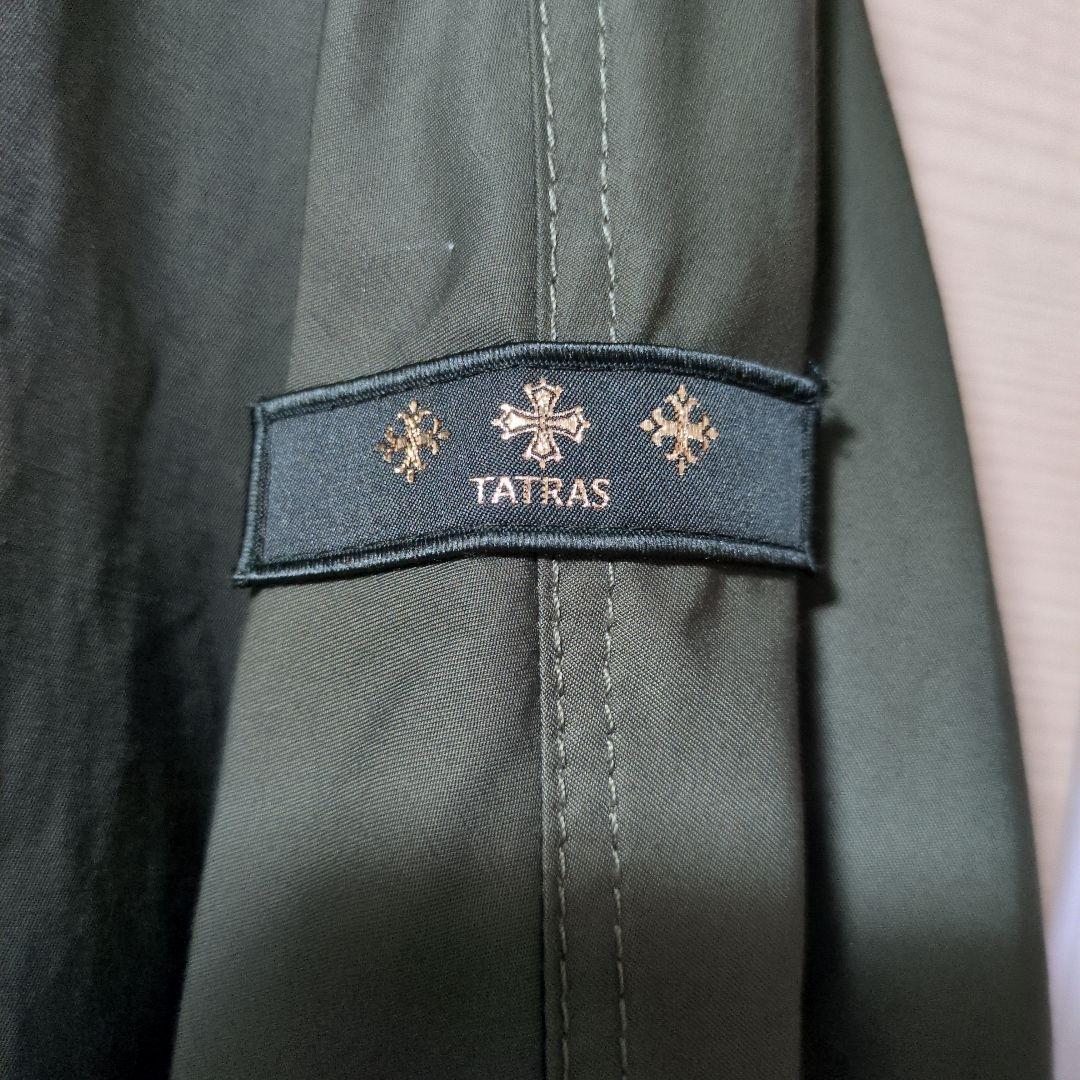【貴重　美品】TATRAS フード付きオリーブグリーンモッズコート