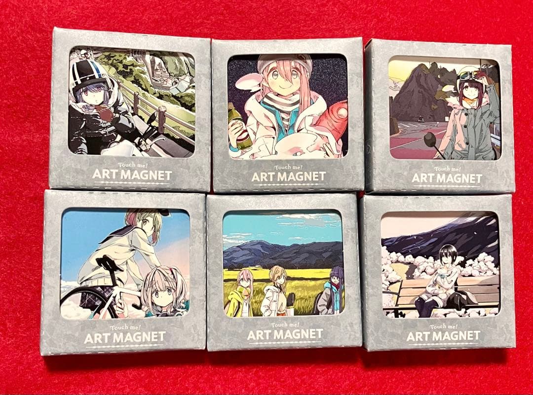 ゆるキャン△ 10周年記念展 アートマグネット 6種セット