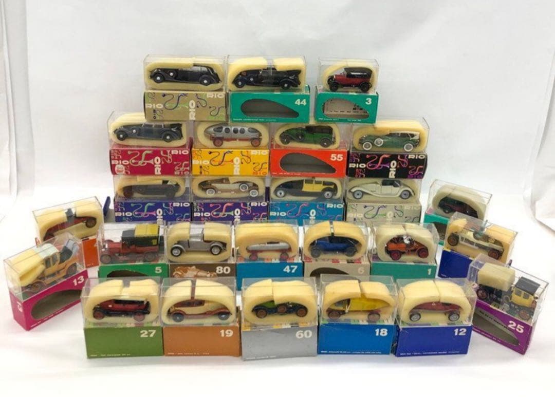 【希少】RIO リオ ミニカー ヴィンテージ 大量 まとめ 箱付 26台