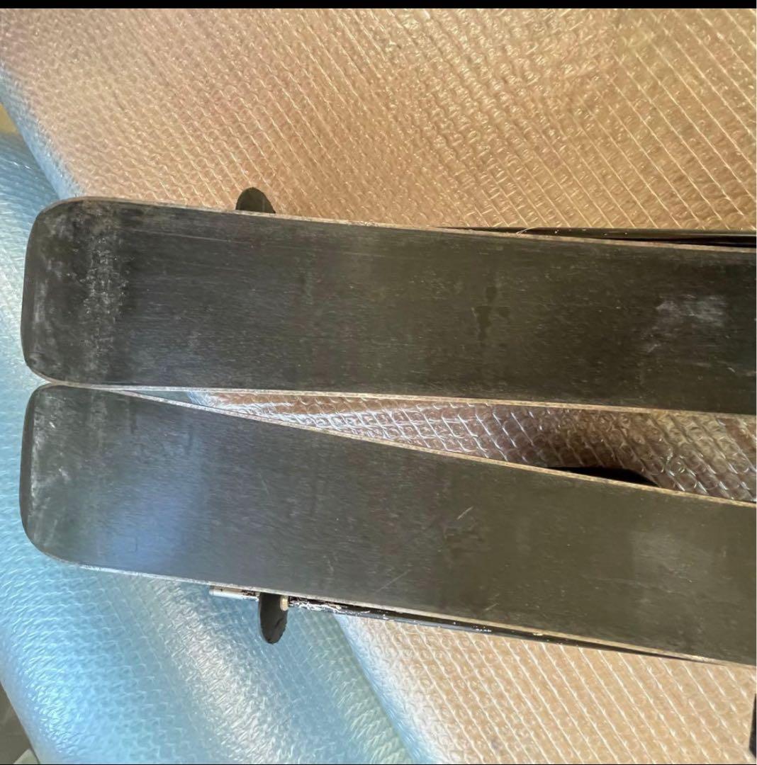 男の子　ジュニア　110cm head 21-21.5cm スキー　ストック付