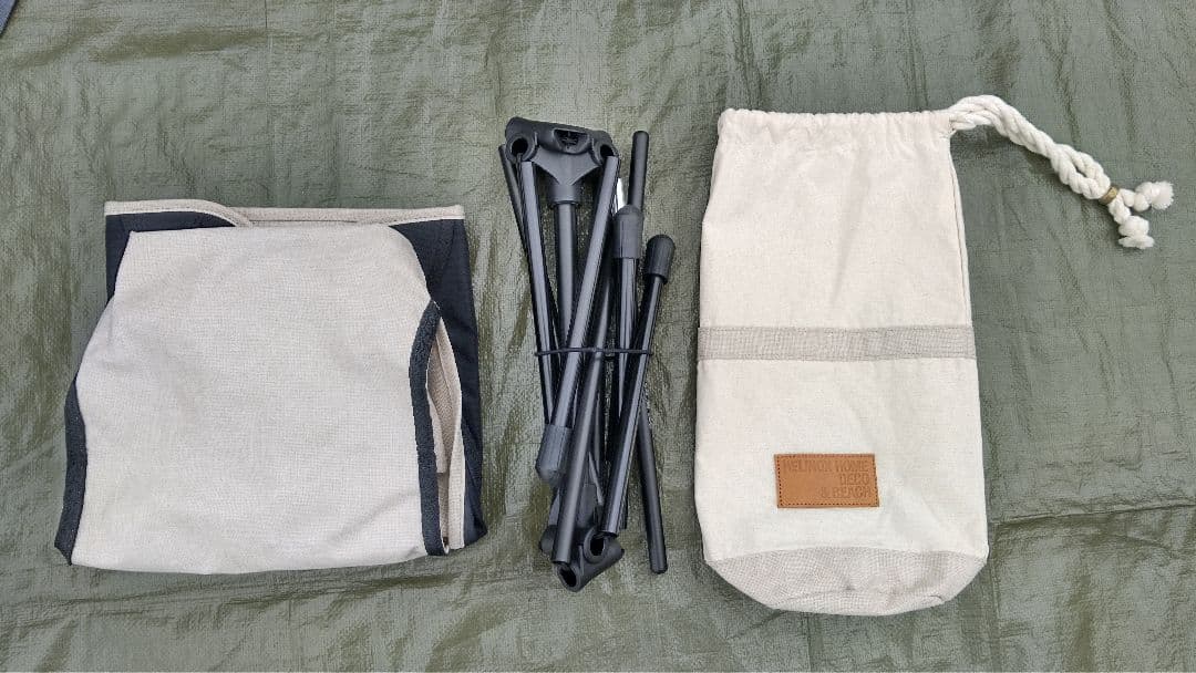 軽量アウトドアチェア ベージュ ヘリノックス コンフォートチェア