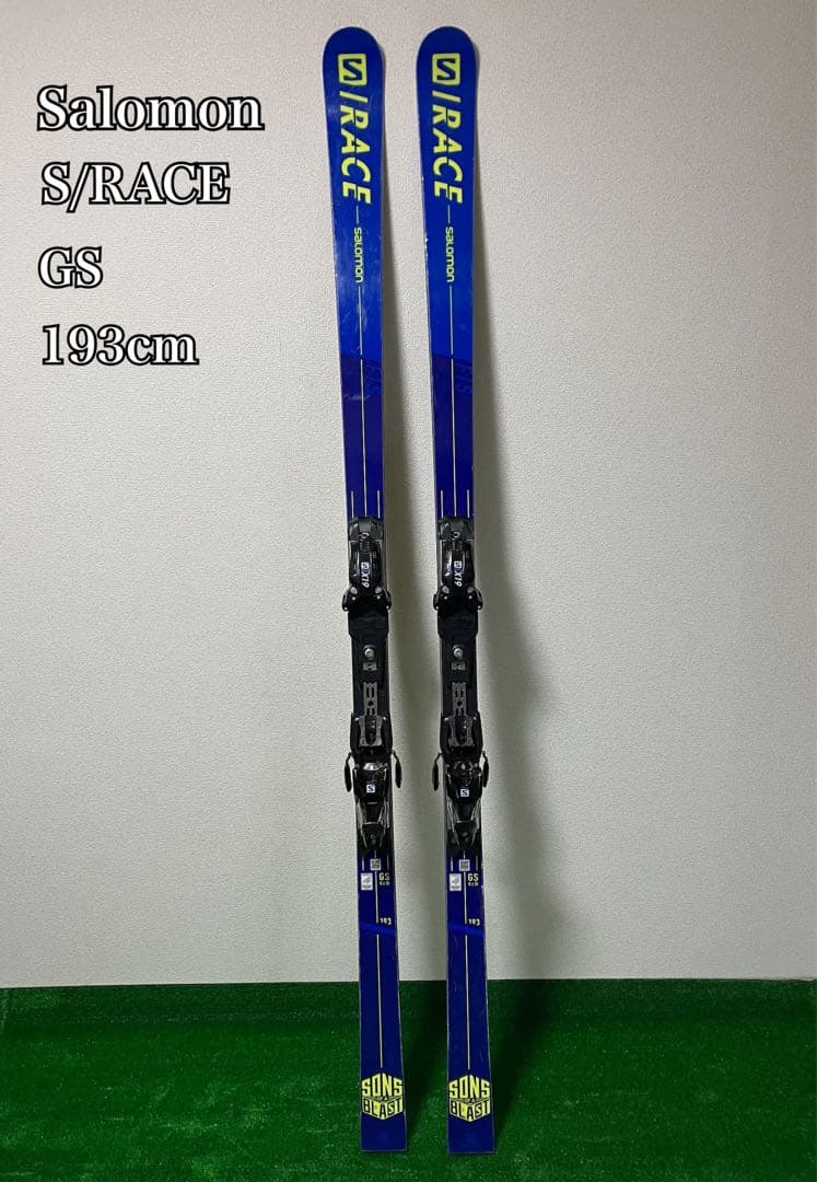 SALOMON S/RACE GS 193cm ビンディング難あり 現状品