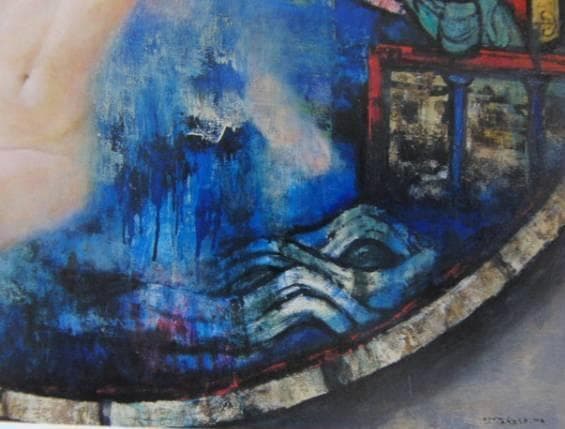 高島常雄、精華、希少な画集より、新品高級額・額装付、状態良好