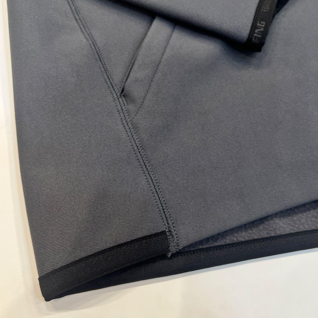 新品　BRIEFING MEN’S LOGO HOODIE チャコール M