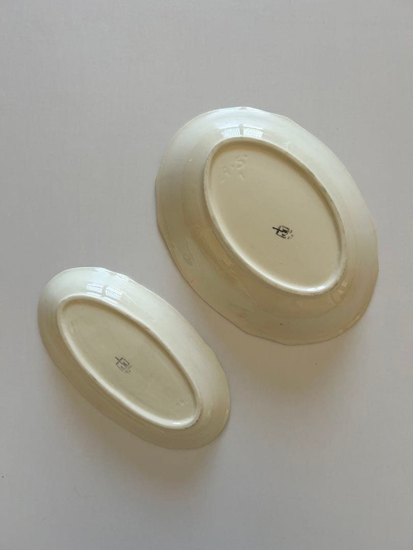 old ARABIA オーバル深皿 大小 2点set