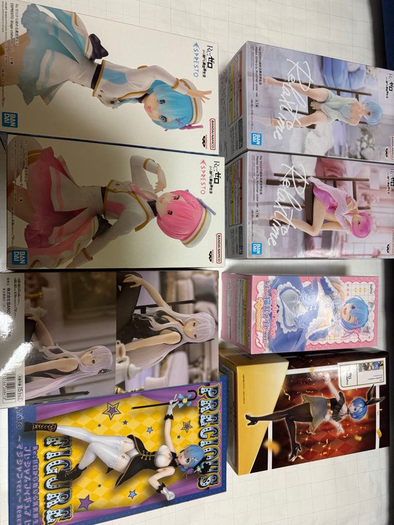 Re:ゼロから始める異世界生活　リゼロ　プライズ　フィギュア　まとめ売り