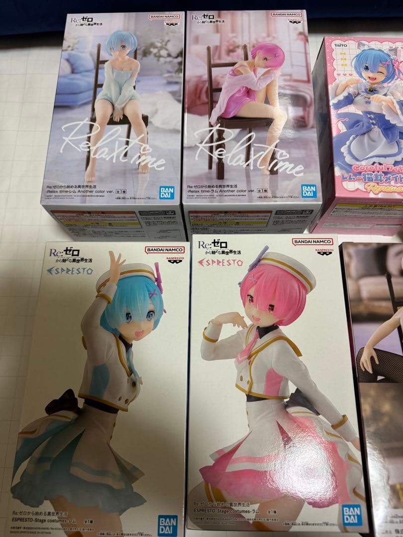 Re:ゼロから始める異世界生活　リゼロ　プライズ　フィギュア　まとめ売り