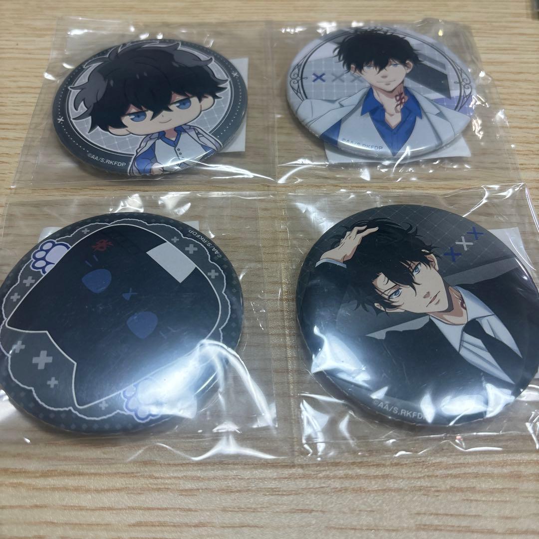 鴨乃橋ロンの禁断推理 white &blackくじ　缶バッジセット　未開封