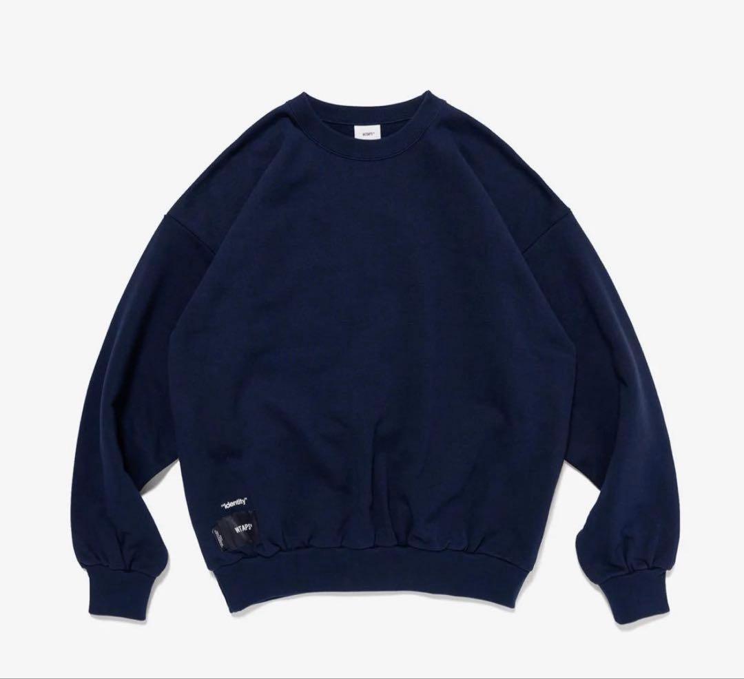 トップス WTAPS Identity Sweater Cotton Navy 03 L
