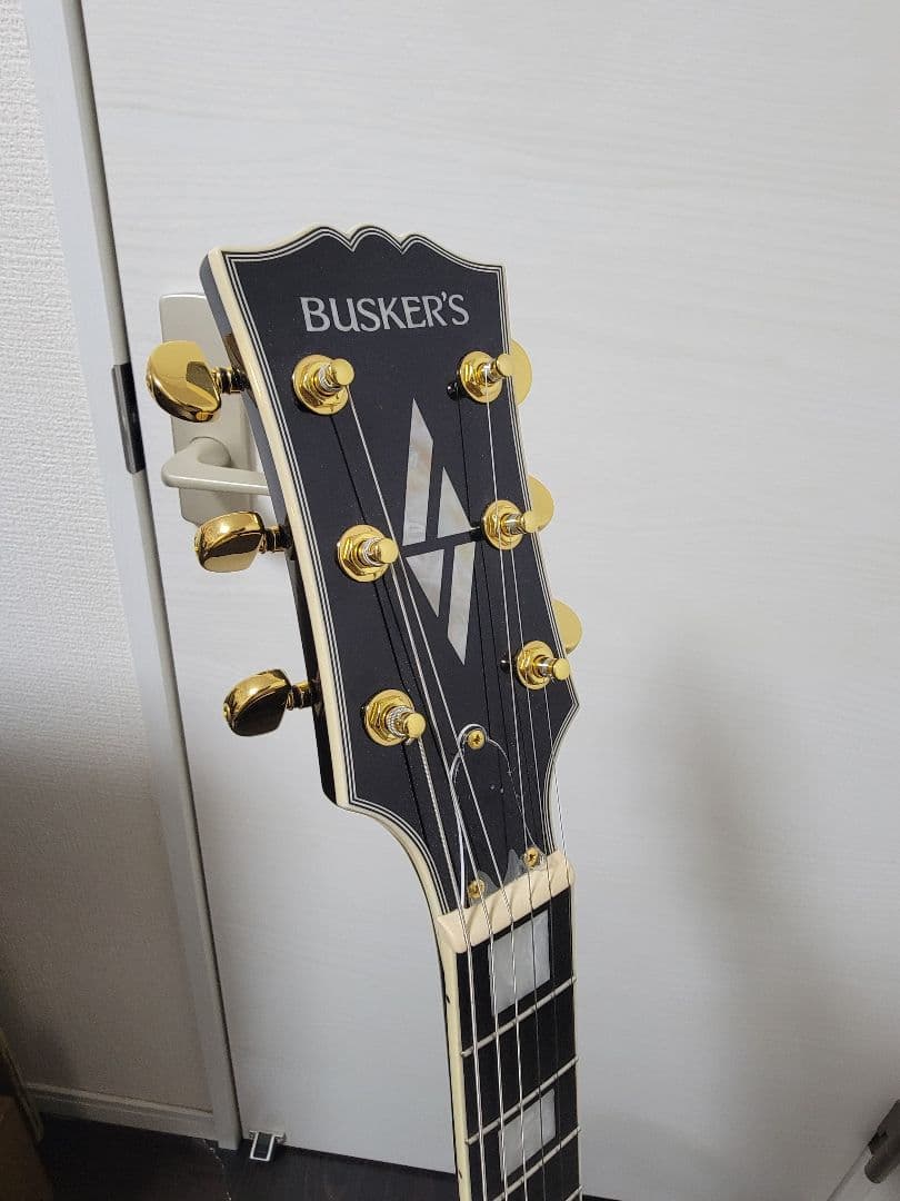 BUSKER'S エレキギター ブラック ほぼ未使用 保証書付 アンプセット可