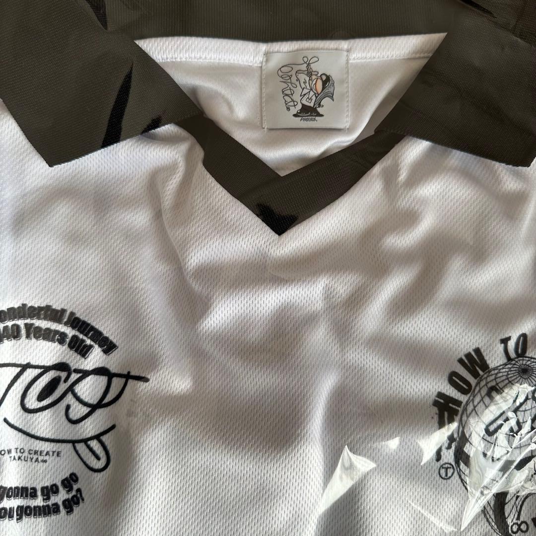 TAKUYA∞の創り方 フットボール Tシャツ ホワイト サイズL